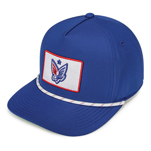 Royal / Green (Undervisor) w/ White w/ Red / Royal Stripe