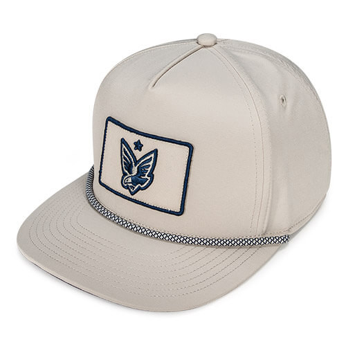 Stone / Navy (Undervisor) w/ Navy / White Lattice
