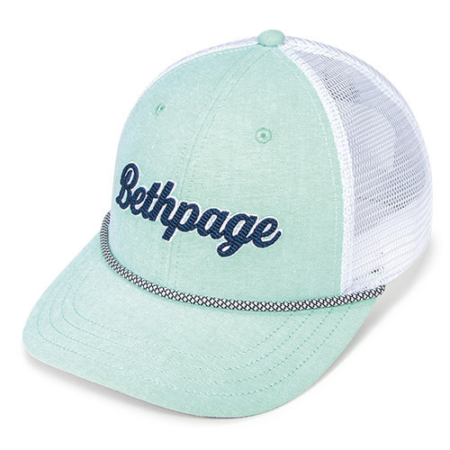 Seafoam Oxford / Navy (Undervisor) / White w/ Navy / White Lattice