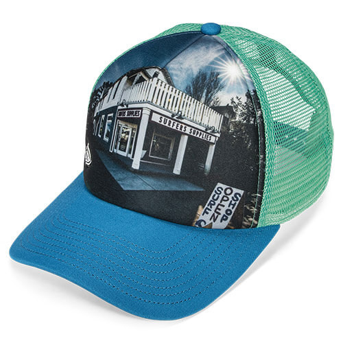 Sublimated / Electric Blue / Seafoam w/ Seafoam Undervisor