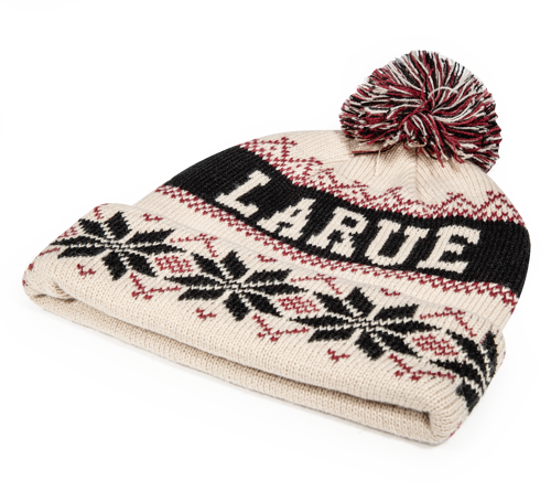 Pukka beanie with 3 color pom