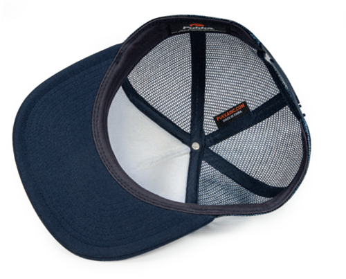 Pukka foam backed front panel hat top view