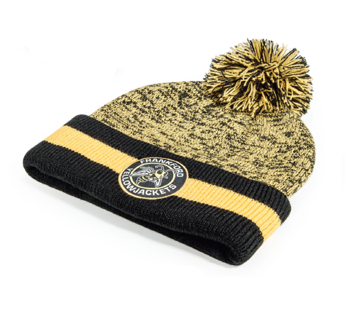 Pukka beanie with 2 color pom