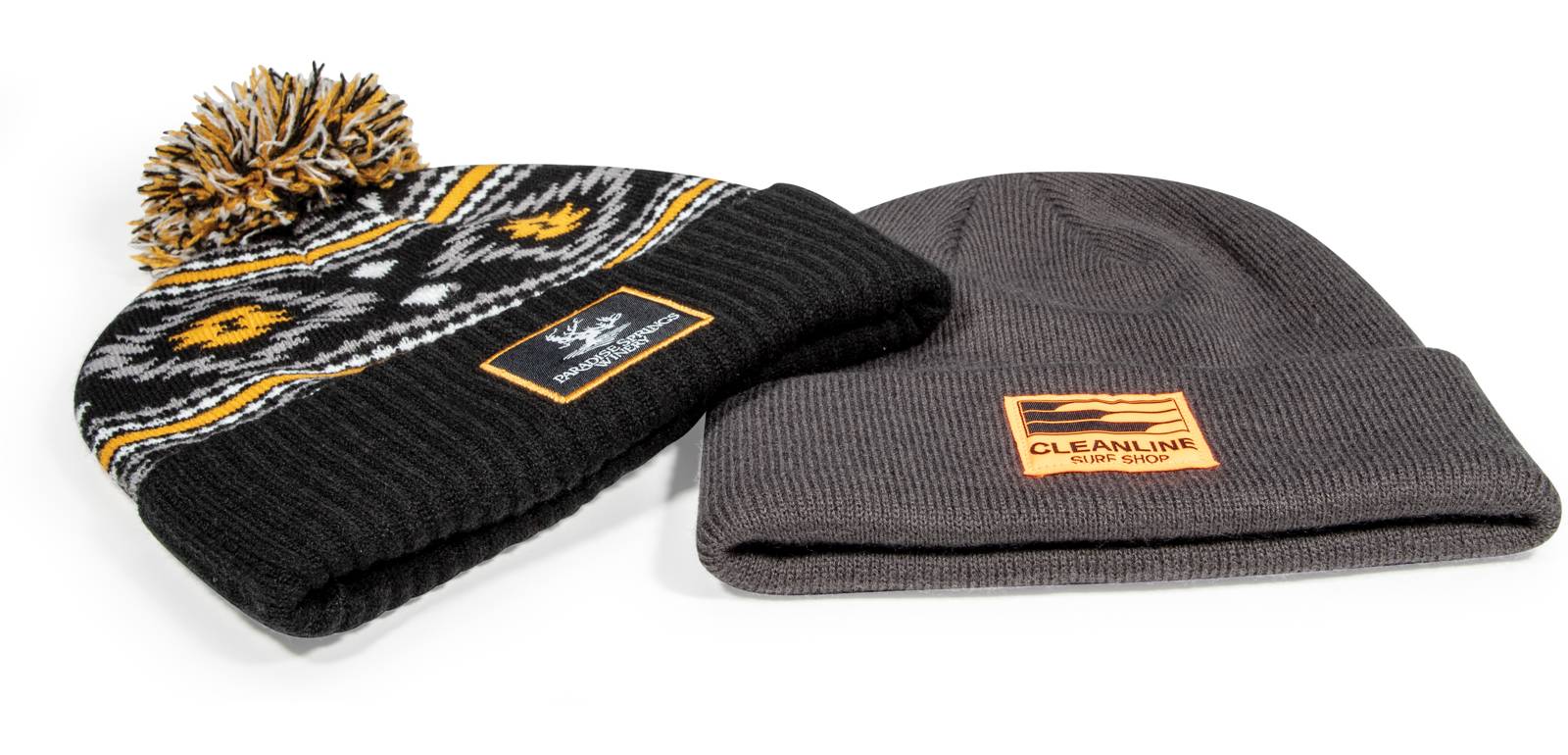 Two Pukka knit hats