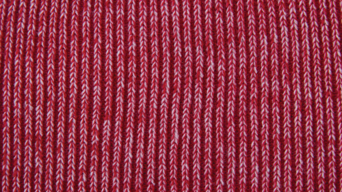 Twisted yarn option scarlet and white