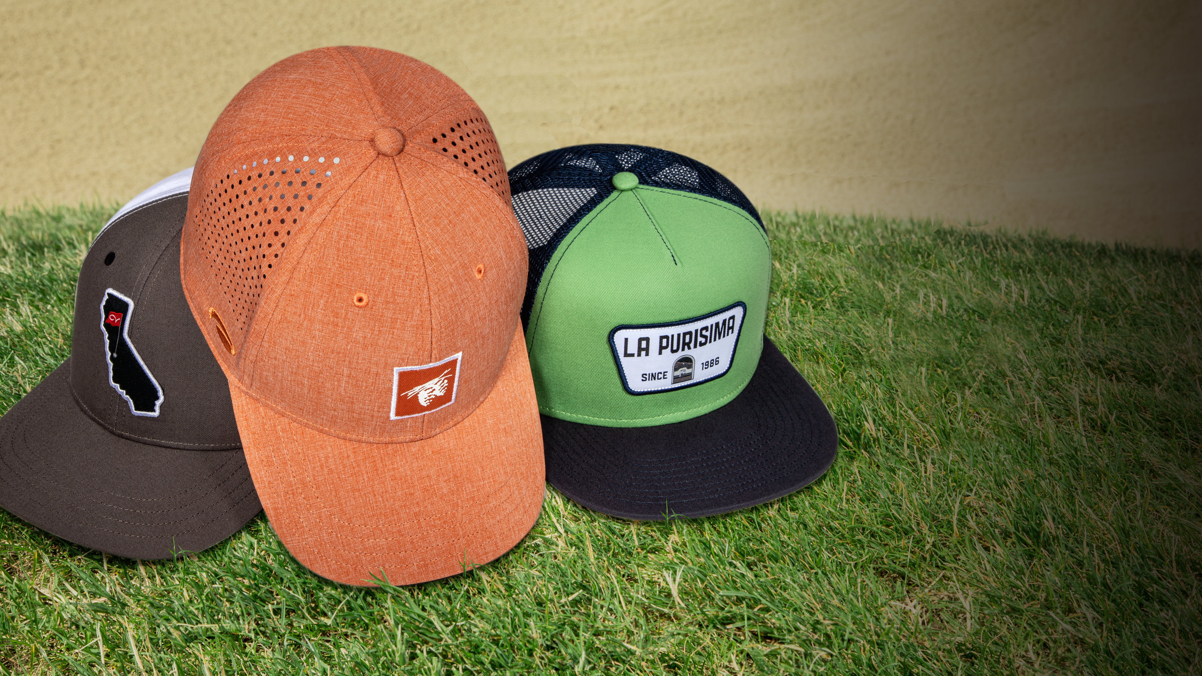 golf course hats