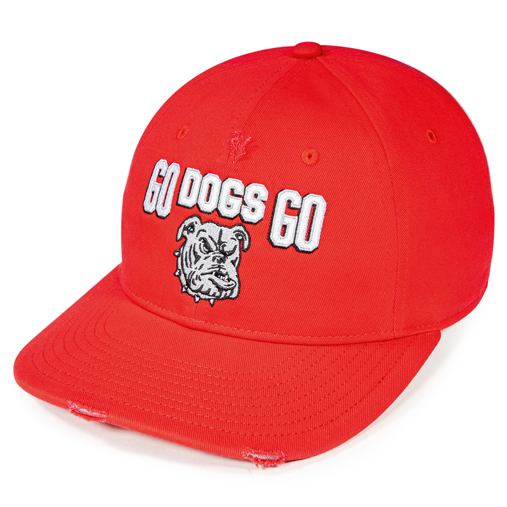 Fresno State Bulldogs Basic Logo 59FIFTY Fitted Hat - Brown/ Red CAM/RED / 7