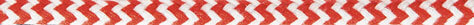 Scarlet / White Zig-Zag Specialty Rope