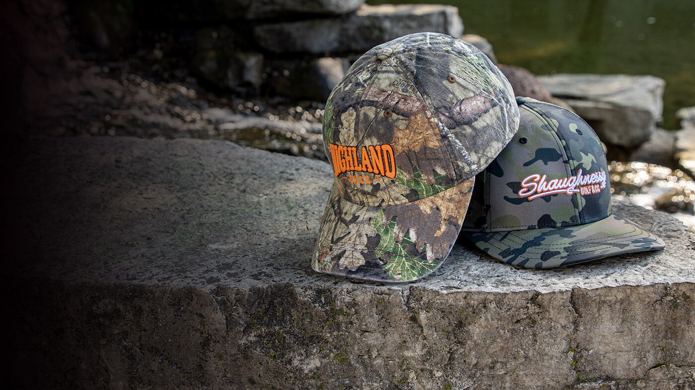 Camo store golf cap