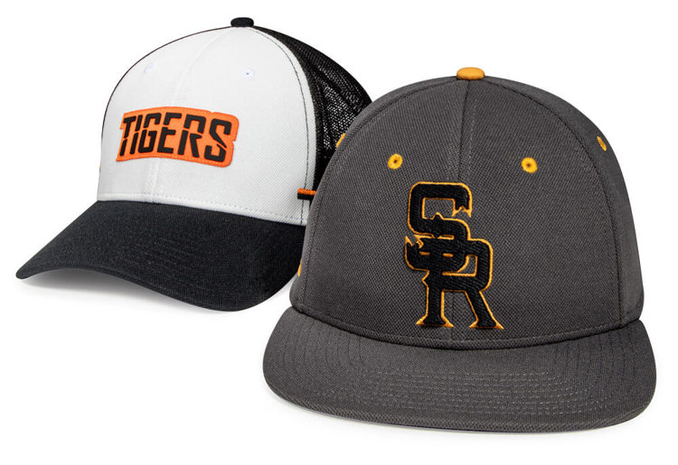 Team Sports hats with EcoPiqué Fabric