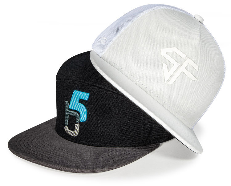 Stack of EcoPique Custom Hats by Pukka