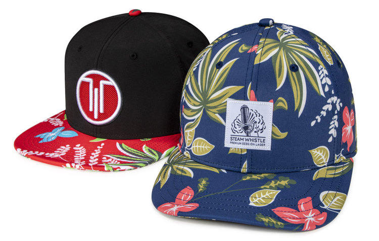 Pair of Custom Plumeria TriTech Hats