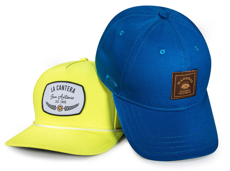 Custom Golf Headwear featuring Seasonal Cotton Twill Colors