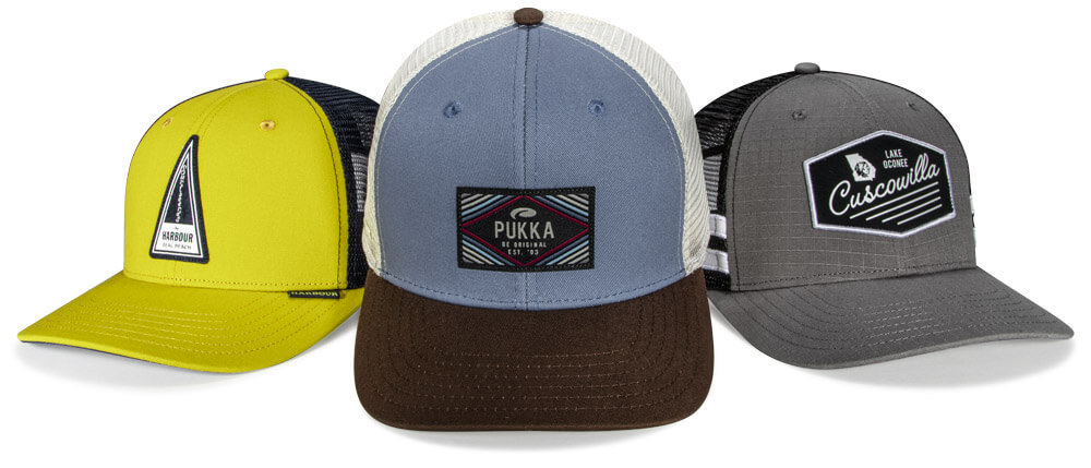 Custom Mid Crown Adjustable Hats by Pukka