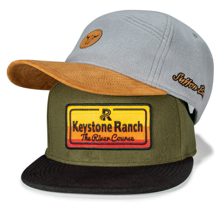 Stack of Golf Headwear featuring Jersey Fleece