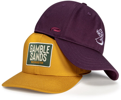 Custom Golf Headwear featuring new Seasonal Cotton Twill Colors