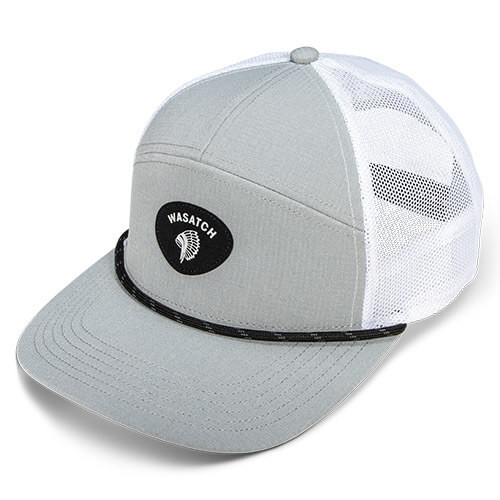 Steel / Black (Undervisor) / White w/ Black / Charcoal Stripe