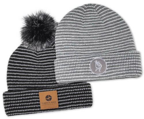 Pair of Golf Wheelhouse Knits featuring the Gunnel Jacquard Pattern