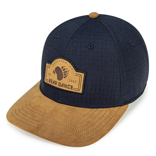 Navy / Tobacco Suede