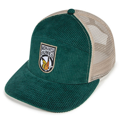 Emerald Wide Wale Corduroy / Khaki w/ Black Undervisor