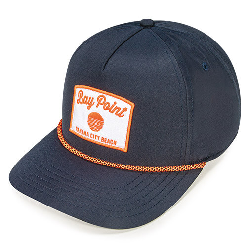 Navy w/ Neon Orange / Black Lattice Specialty Rope