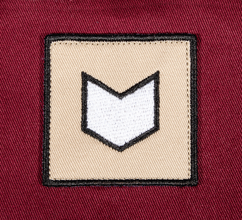 Pukka hat patch embellishment flat embroidery