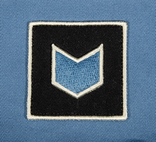 Pukka hat patch embellishment raised embroidery