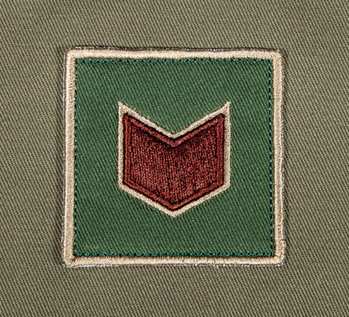Pukka hat patch embellishment raised and flat embroidery
