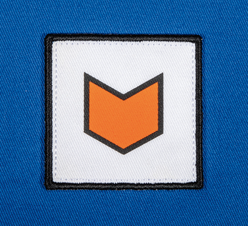 Pukka hat patch embellishment with screen print