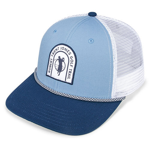 Carolina / Navy / White w/ Navy / White Lattice