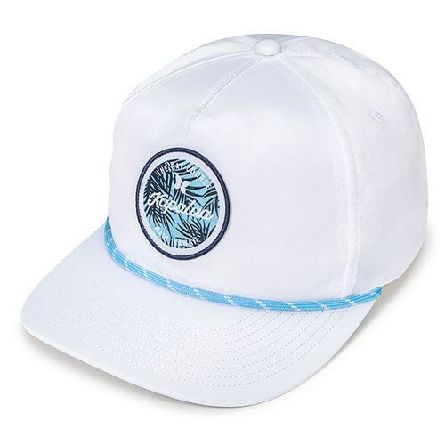 White / Navy (Undervisor) w/ Carolina / White Stripe Specialty Rope