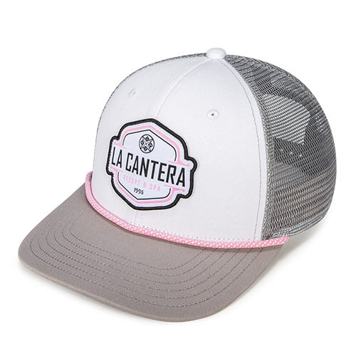 White / Steel w/ Pink / White Lattice