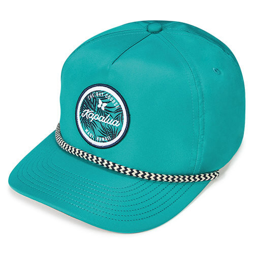 Teal / Navy (Undervisor) w/ Navy / White Zig-Zag Specialty Rope