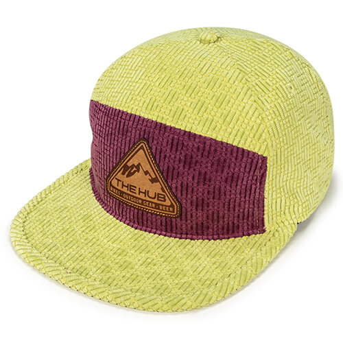 Mulberry / Pistachio Cross Wale Corduroy