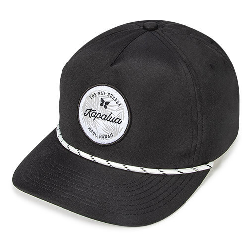 Black / Steel (Undervisor) w/ White / Black Stripe Specialty Rope