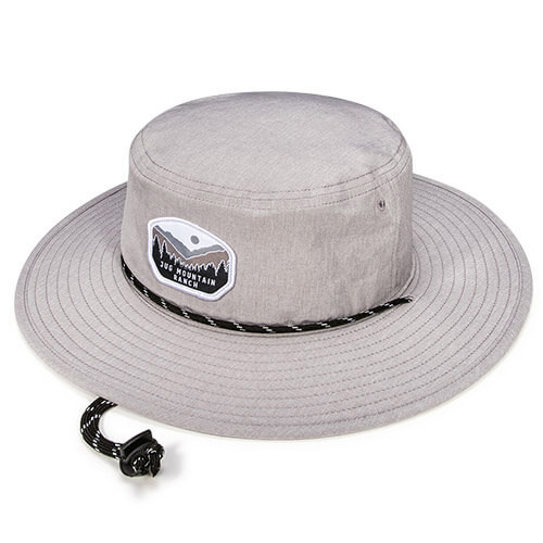 Steel Heather w/ Black / White Stripe