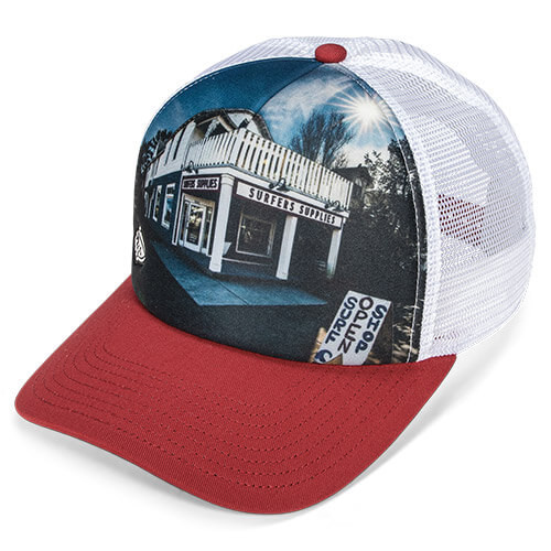 Sublimated / Scarlet / White w/ Scarlet Undervisor