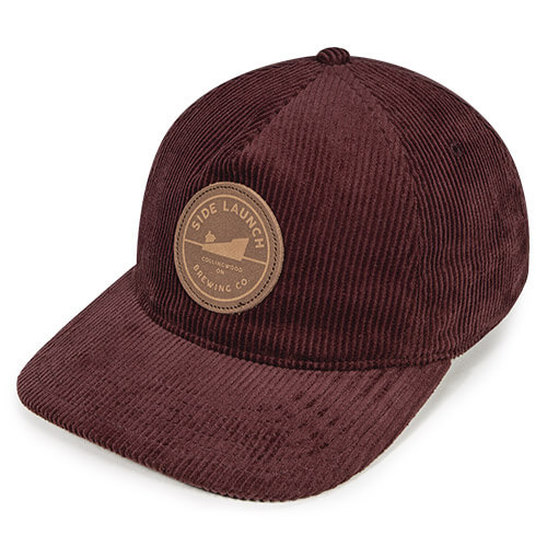 Maroon Wide Wale Corduroy