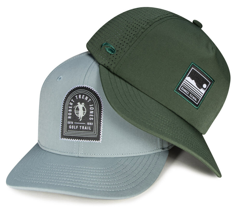 Custom Golf Headwear featuring our newest TriTech color options