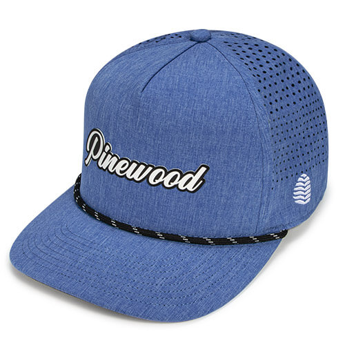 Royal Heather / Black (Undervisor) w/ Black / White Stripe Specialty Rope