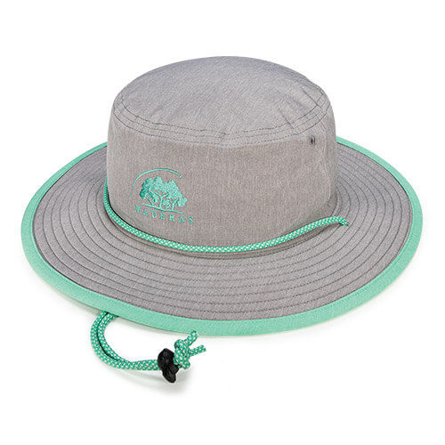 Steel Heather / Seafoam Heather TriTech w/ Seafoam / White Polka Dot