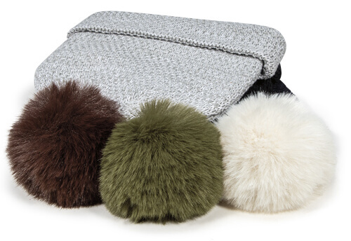 Faux Mink Pom