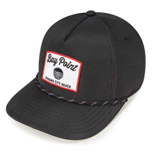 Black w/ Black w/ Red / White / Royal Stripe Specialty Rope