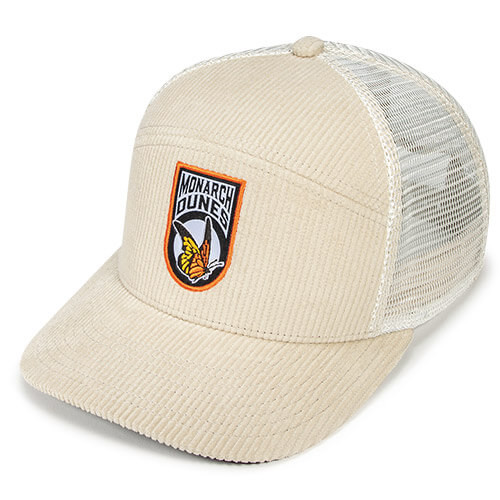 Bone Wide Wale Corduroy / Stone w/ Black Undervisor