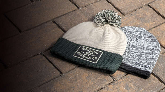 Vintage Knit laying on a bed of mulch