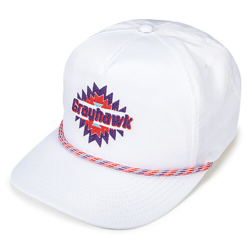White w/ Carnival Multi-Stripe