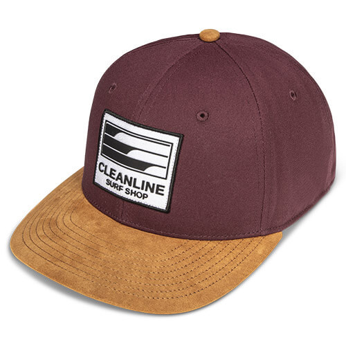 Maroon / Tobacco Suede