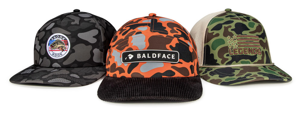 Headwear Featuring New Marshland Camo Options